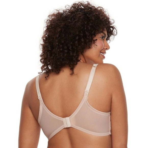Playtex Bra Love Curves Lift Lightly Lined Full-Fig 4514 Cafe 44D NWT - Picture 2 of 2